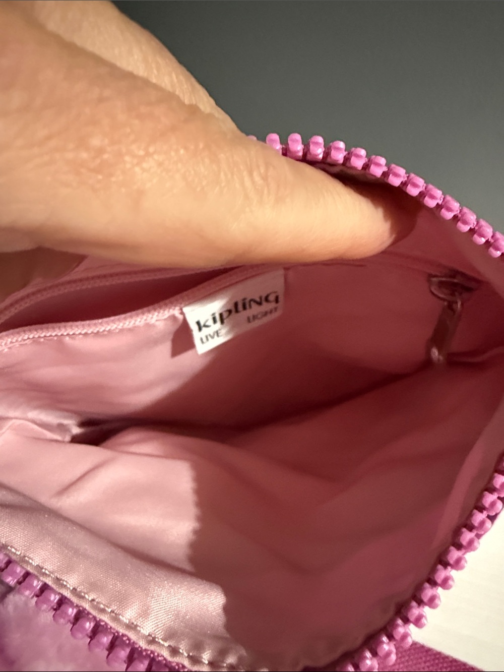 Kipling Keiko crossbody bag w/adjustable strap and a matching pink monkey $64 - Picture 7 of 8